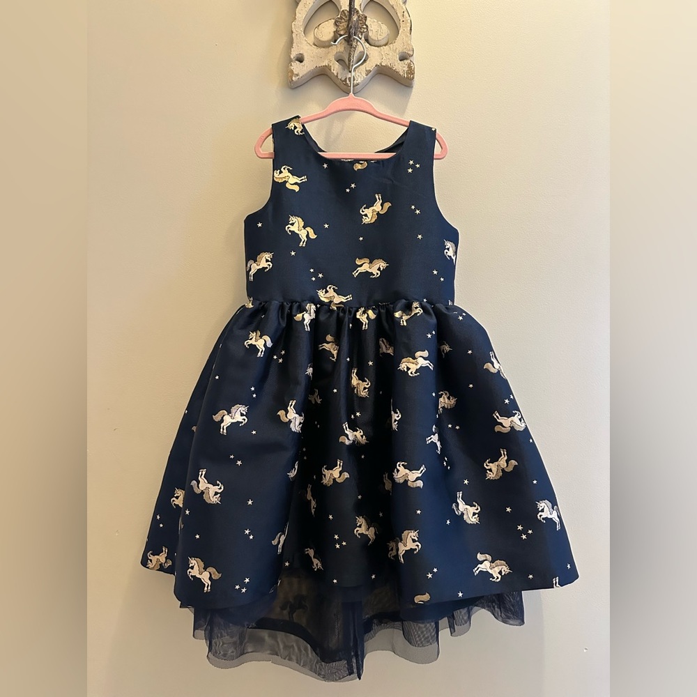 H&M Unicorn dress Size 6-7Y